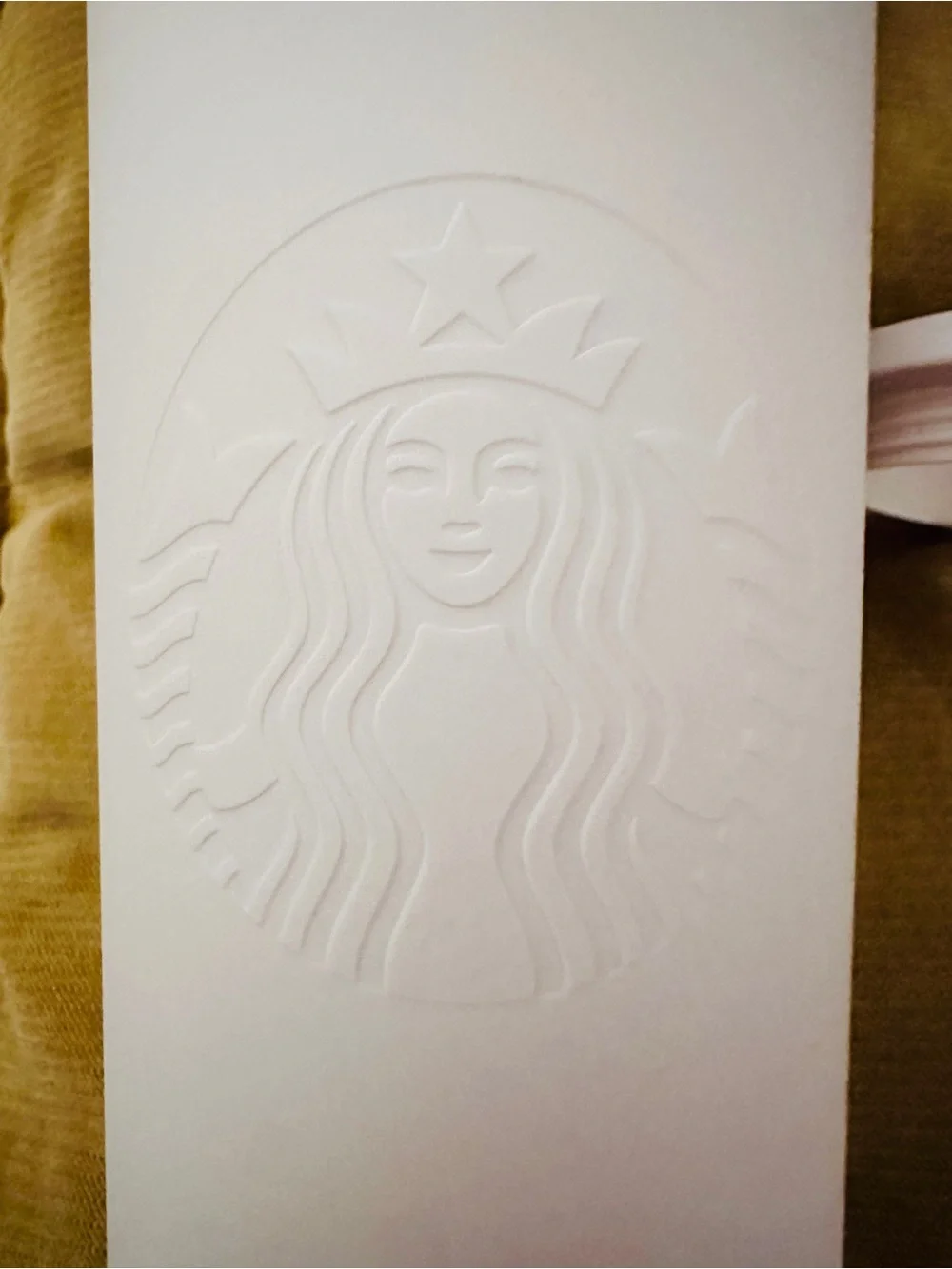 Starbucks Soft Touch Matte White 24oz Tumbler Holiday Red Bow Straw Topper